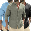 Autumn Mens Long Sleeve Shirts Cotton Business  Men