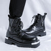 British-style Vintage Fashion Mens Side-zip Boots