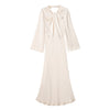 European And American Style Women's Backless Satin Textured Dresses For Women