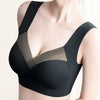 Seamless Push-Up Mesh Patchwork Bralette