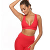 Jacquard bubble sports bra
