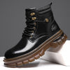 Fleece-lined Warm Cotton British Style Platform Boots