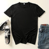 Summer Clothing Crew-neck Blank T-shirts For Men And Women