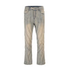 Topstitching Brushed White Jeans For Men