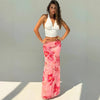 Elegant Fishtail Hemline Beach Vacation Skirt