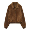 Women's Fashionable Casual Loose Suede-Texture Jacket Coats