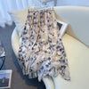 Plus-size Beautiful And Unique Floral Cotton-linen Skirt